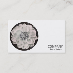 Carte De Visite Photo ronde - Dahlia