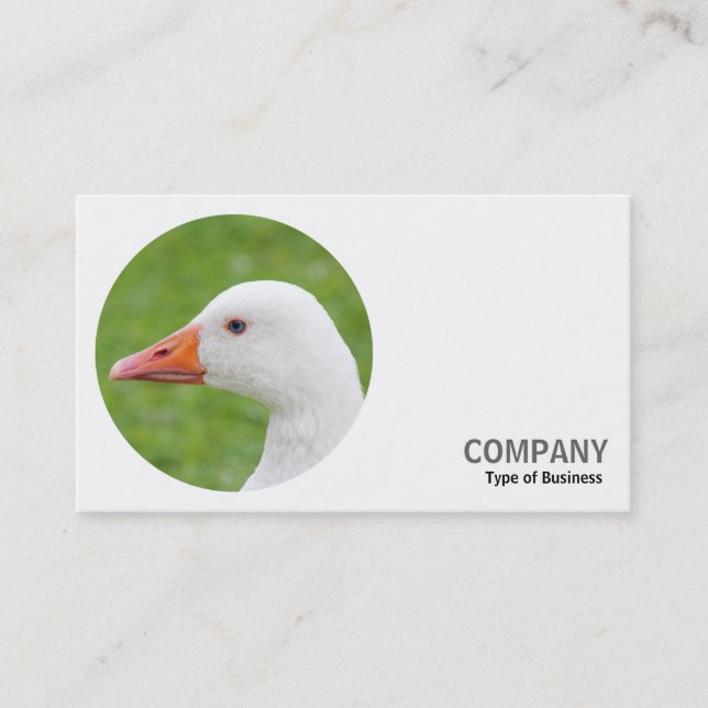 Carte De Visite Photo ronde - Emden Goose (Devant)
