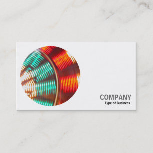 Carte De Visite Photo ronde - Ferris Wheel in Motion