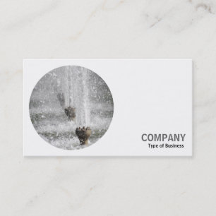 Carte De Visite Photo ronde - Fontaine