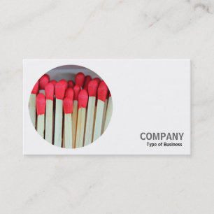 Carte De Visite Photo ronde - Matches 03