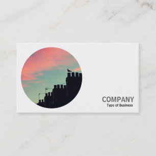 Carte De Visite Photo ronde - Matin