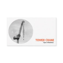 Photo ronde - Tower Crane B&W