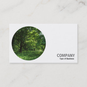 Carte De Visite Photo ronde - Woodland