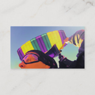 Carte De Visite photo skydiver parfait