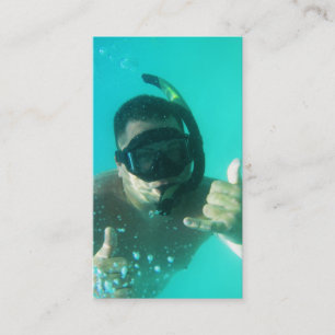 Carte De Visite photo snorkeling parfait