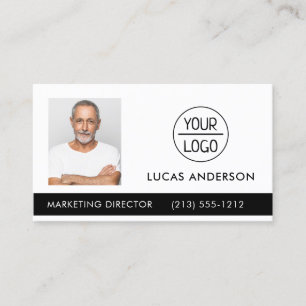 Carte De Visite Photo Votre entreprise ou votre logo d'événement