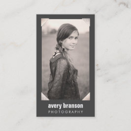 Carte De Visite Photocarte photographique professionnelle Silver C