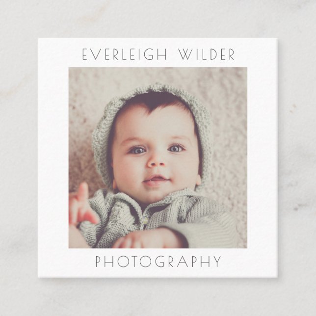 Carte de visite photographe (Devant)