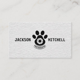 Carte De Visite Photographe d'animal familier - photographie