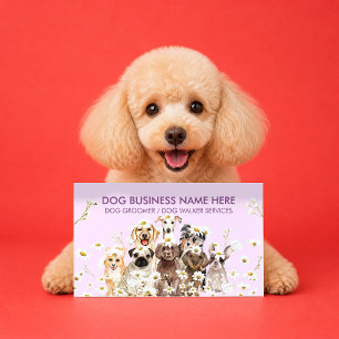 Carte De Visite Photographe de daisy violet Portrait de chien