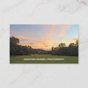 Carte De Visite Photographe de la nature Sunset Freelance