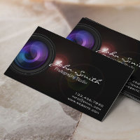 Photographe de l'appareil photo Len & Light Flare