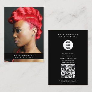 Carte De Visite Photographe du logo d'entreprise moderne unique