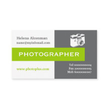 Photographe gris, blanc, vert accrocheur aux yeux