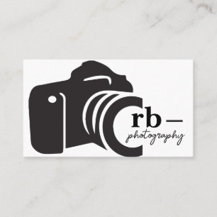 Carte de visite photographe minimal