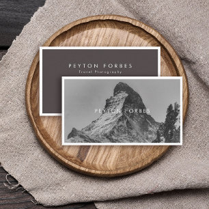 Carte De Visite Photographe minimaliste simple professionnel