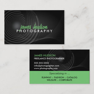 Carte De Visite Photographe moderne