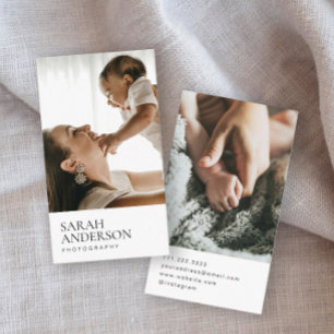 Carte De Visite Photographe moderne