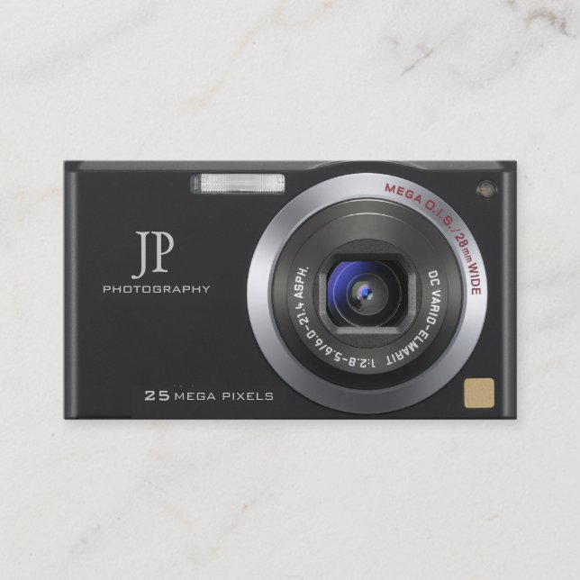 Carte De Visite Photographe numérique compact personnalisé (Devant)