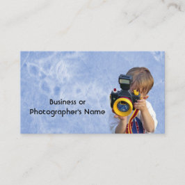 Carte De Visite Photographe ou Camera Store humoristique