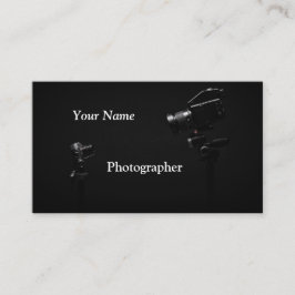 Carte De Visite Photographe photo noir et blanc