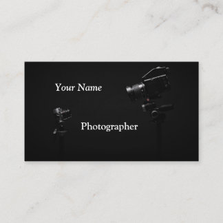 Carte De Visite Photographe photo noir et blanc