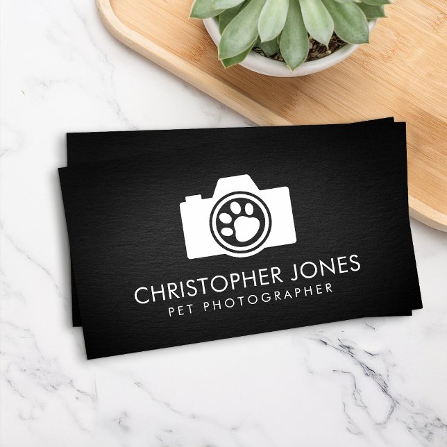 Carte De Visite Photographe pour animaux - Photographie pour anima (Créateur téléchargé)
