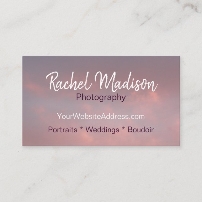 Carte De Visite Photographe romantique Mariage Portrait Photograph (Devant)