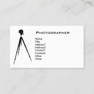 Carte De Visite Photographe simple