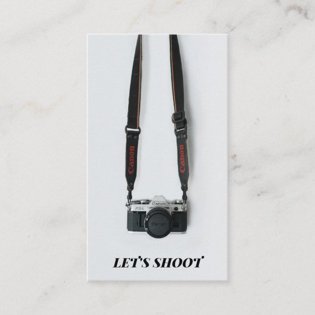 Carte De Visite Photographe vintage (Devant)