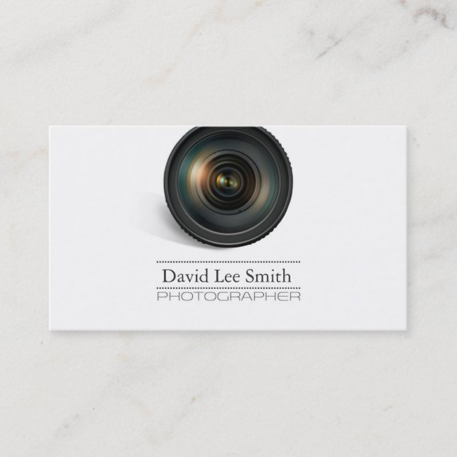 Carte De Visite Photographer Business card (Devant)