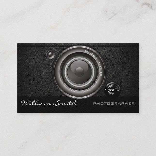 Carte De Visite Photographer camera (Devant)