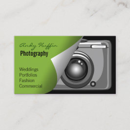 Carte De Visite photographes lime green Mod