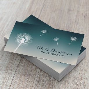 Carte De Visite Photographie : Dandelion soufflant le photographe 