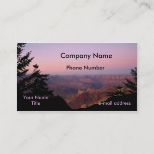 Carte De Visite Photographie de canyon grand