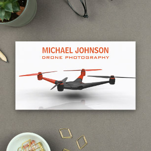 Carte De Visite Photographie de drone par un photographe moderne