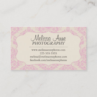 Carte De Visite Photographie de fantaisie de damassé