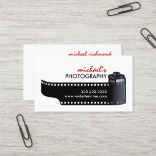 Carte De Visite Photographie de petit pain de film