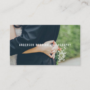 Carte De Visite Photographie de superposition minimale simple  Car