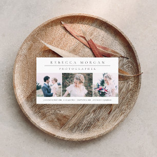 Carte De Visite Photographie minimale classique