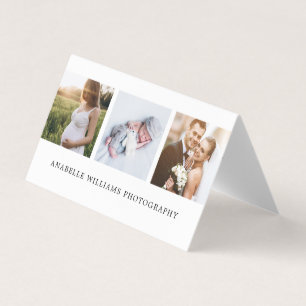 Carte De Visite Photographie moderne et minimale de  