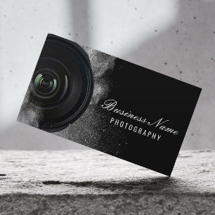 Carte De Visite Photographie noire et blanche d'appareil-photo de