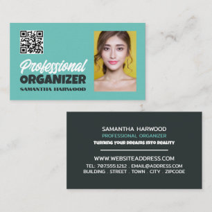 Carte De Visite Photographie personnalisée, organisateur professio