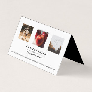 Carte De Visite Photographie   Portefeuille de photographe