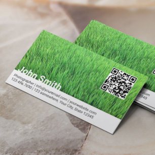 Carte De Visite Photographie professionnelle de code du