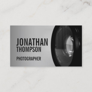 Carte De Visite Photographie professionnelle en noir et blanc