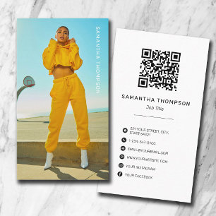 Carte De Visite Photographie professionnelle minimaliste moderne