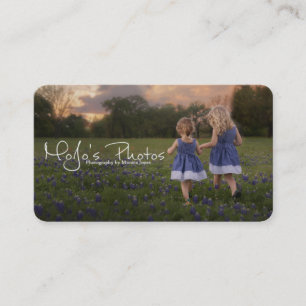 Carte De Visite Photographie simple avec le filigrane