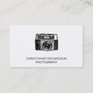 Carte de visite photographique simple et élégant